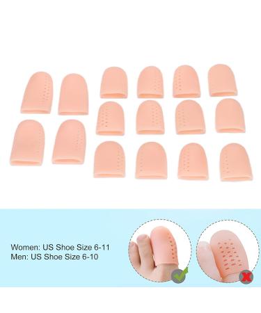 16 Pack Toe Protection Caps - Gel Caps for Missing Toenails Ideal for Walking & Running - Protect Your Toes Today! - Buy Online on SooperMarket.com