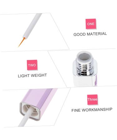CANIGHT 6pcs Empty Eyelashes Mini Containers Lash Containers Eyeliner Tube with Applicator Makeup Purple Abs - Buy Online on SooperMarket.com