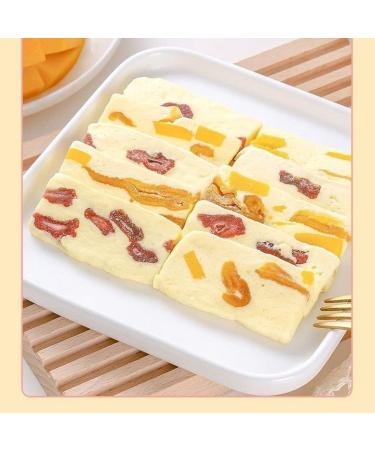 Mango Strawberry Kiwi milk cake candy Mixed flavor snacks sweet traditional handmade pastries soft waxy Nougat casual snacks snack dessert Happy candy gift snack pastry (100 packs) - Buy Online on SooperMarket.com