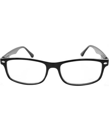 TBOC +4.00 Reading Glasses - Black | Diopter Aid for Men Women Seniors PC & Mobile | Presbyopia | 1 Pack - Buy Online on SooperMarket.com
