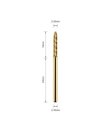 JCMASTER Premium Carbide Bit - Professional Pointed Cone Manicure/Pedicure Grinding Tool for Nail Drill | International Shipping Available - Buy Online on SooperMarket.com