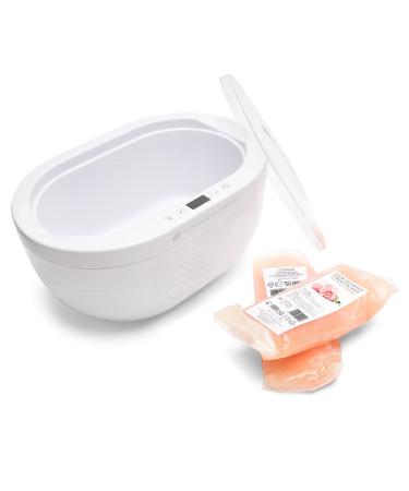 Rio Professional Paraffin Wax Bath Heater | For hands feet & elbows | includes 2 X 450g of scented paraffin wax + 30 x plastic sleeves