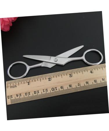 Angoily 6 Pcs Barber Shaving Tools Set | Mustache Scissors & Stainless Steel Manual Razor for Men - International Shipping - Buy Online on SooperMarket.com