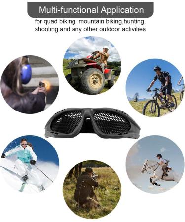Emageren Foldable Airsoft Masks & Protective Glasses | Half-Facial Protection for Halloween Cosplay Paintball & Military Use - Buy Online on SooperMarket.com
