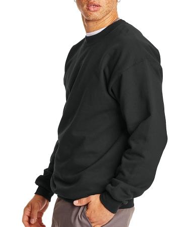 Hanes Men's Ultimate Cotton Heavyweight Crewneck Sweatshirt - Large, Black - Buy Online on SooperMarket.com