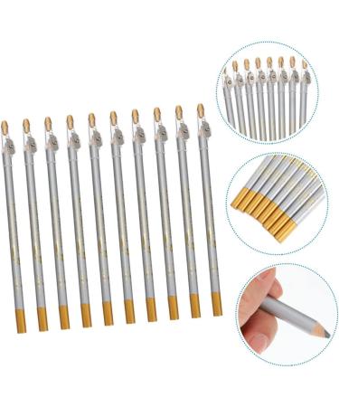Healeved 10pcs Eyeliner Makeup Pencil Matte Lip Liner Eyebrow Pencils Gadgets Grey - Buy Online on SooperMarket.com