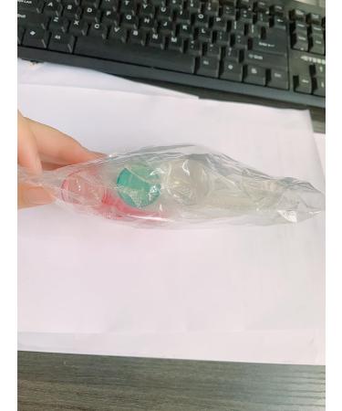 3 Pcs Jelly Nail Art Stamper Set with Double Head Silicone Stampers - Transparent Green Red Soft Nail Stamping Kit for Manicure Tools - Buy Online on SooperMarket.com