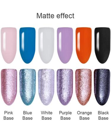 Holographic Nail Powder Holo Rainbow Mirror Effect Nail Pigment Kit for Nail Gel Polish Dipping Tool Purple - Buy Online on SooperMarket.com