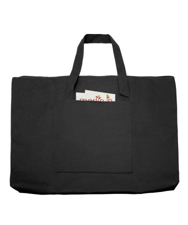 Cupohus Waterproof Art Portfolio Bag 20" x 26" for 18" x 24" Artworks with Outer Pockets and Handle, Student Carrying Storage Bag