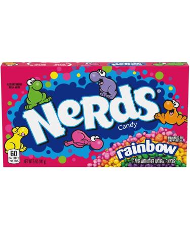 Rainbow Nerds Theatre Box (141.7g) Pack of 7 Delicious Tasty And Twisty Treat Gift Hamper - Buy Online on SooperMarket.com