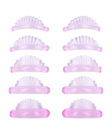 Lnhgh Lash Lift 5 Pair Perm Curls Eyelash Shield - Soft Reusable Eyelash Lifting Tools Eyelash Separator Tool Makeup Beauty Tool for Curls Eyelash Lifting