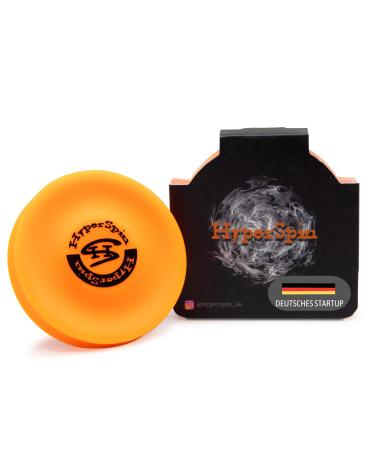 Hyperspin Mini -Fundbee - flies over 60 meters - trend sports outdoor toys made of silicone the small neon throwing plate is the new fun sport Klein u. Fits in every pocket orange