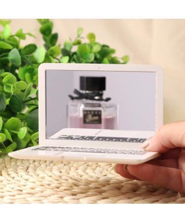 Atyhao Mini Folding Pocket Makeup Mirror - Portable Polyethylene Glass Mirror for Home and Laptop Use - Buy Online on SooperMarket.com