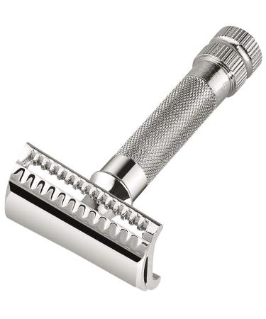 MERKUR DOVO Safety Razor 37C Slant Bar 90 g Silver