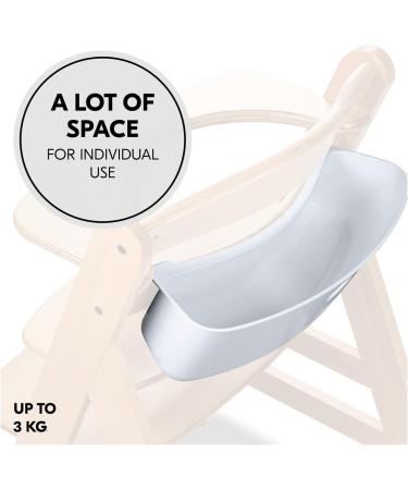 Hauck Alpha+ White Storage Box - Compact and Practical Organizer for Highchair - Buy Online on SooperMarket.com