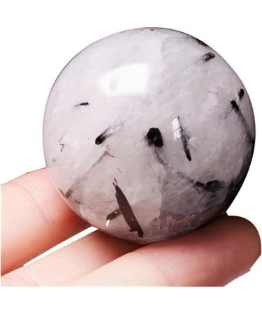 Natural Sphere 1PC Natural Gemstones Black Tourmaline Quartz Balls Spheres Crystal Ornaments for Sale 65mm-75mm for Decoration Gift Decoration feng Shui. - Buy Online on SooperMarket.com