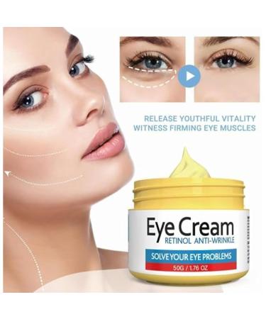 Buy Retinol Eye Cream for Dark Circles & Puffiness | Anti-Aging Under Eye Treatment - 1.76OZ/50G - Buy Online on SooperMarket.com