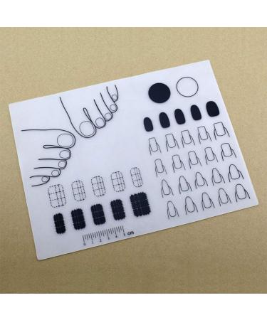 FOMIYES Silicone Stamping Plate Dappen Dish for Acrylic Silicone Desk Stamping Plates Practice for Acrylic Silicone Training Mat Practice Hand Tools Hand for Manicure Nail As Shown - Buy Online on SooperMarket.com