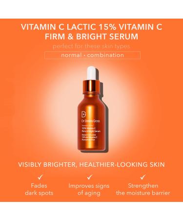 Dr. Dennis Gross Vitamin C Lactic 15% Firm & Brighten Serum 1 oz - Anti-Aging Solution - Buy Online on SooperMarket.com