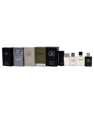 Armani Men's 5-Piece Fragrance Set - Code, Diamonds, ADG, Green, Profumo - 25ml Total - Buy Online on SooperMarket.com