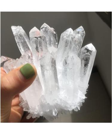 700-750g Natural Clear White Quartz Point Crystal Cluster Specimen 1PCS kaixun - Buy Online on SooperMarket.com