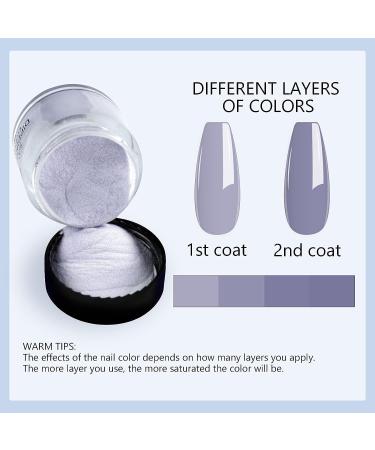 Saviland 19Pcs Dip Powder Nail Kit Starter | 10 Glitter White Pink Clear Colors | Nail Art Set with Base, Activator, Top Coat, Brush Saver, and Liquid Set - Buy Online on SooperMarket.com