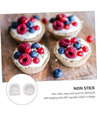MAGICLULU 6 Pcs Cake Mold Silicone Baking Cup Cookie Cake Pan Cookie Silicone Cake Pan Ice Ball Mold Chocolate Making Mold Soap Candle Mold Mini Muffins Aroma White Bread Silica Gel Cake Pie Whitex3pcs 9X8X2.6CMx3pcs - Buy Online on SooperMarket.com