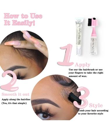 Bilisar Edge Control Hair Gel Kit | Extreme Strong Hold and Natural Formula | Refillable Pocket Size | Long Lasting | No Residue | Women's Hair Gel (30ml) - Buy Online on SooperMarket.com