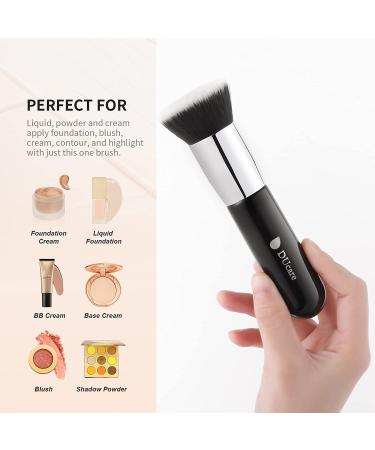 DUcare Flat Top Kabuki Brush - Professional Liquid & Powder Foundation Makeup Brush - Buy Online on SooperMarket.com