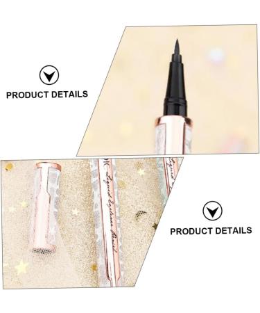 MUSISALY No Smudge Eyeliner Liquid Eyeliner Pencil Waterproof Black Eyeliner Girl Eyeliner Plastic Grey - Buy Online on SooperMarket.com