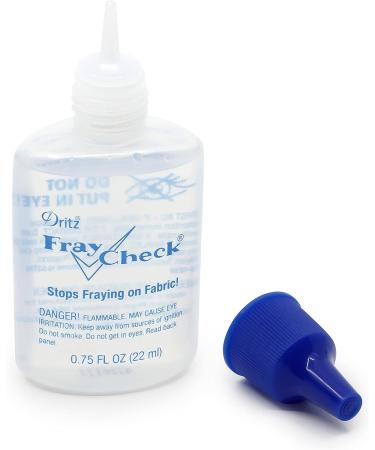 Dritz Fray Check Liquid 0.75-Fluid Ounce 2-Pack for Fabric Seams - 1.5 Ounces Total - Buy Online on SooperMarket.com