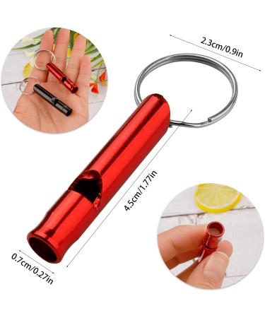 nuoshen 2 Pcs Dog Whistle Black Red Dog Training Whistle Dog Whistles for Recall and Pet Behavior Control - Buy Online on SooperMarket.com
