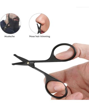 Jarvistar Stainless Steel Nose & Ear Hair Scissors | Precision Cutting | International Shipping - Buy Online on SooperMarket.com