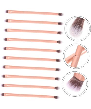 Baluue 120 Pcs Makeup Brush Eye Shadow Brush Mineral Eyeshadow Double Sided Brush Golden Artificial Fiber - Buy Online on SooperMarket.com