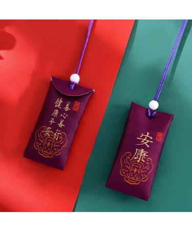 Spiritual Salt with Sachet Fragrant Bag Empty Bag Carrying Pouch Bag Hanging Blessings Pendant Good Wishes Style Chinese Peace Size - Buy Online on SooperMarket.com