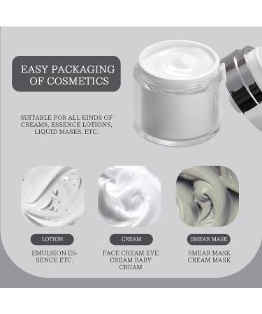 XAOUS Cream Jar Vacuum Bottle - Small Airless Cosmetic Container with Pump, Leak Proof Travel Container for Creams, Gels & Lotions - 0.1 1pcs - Buy Online on SooperMarket.com