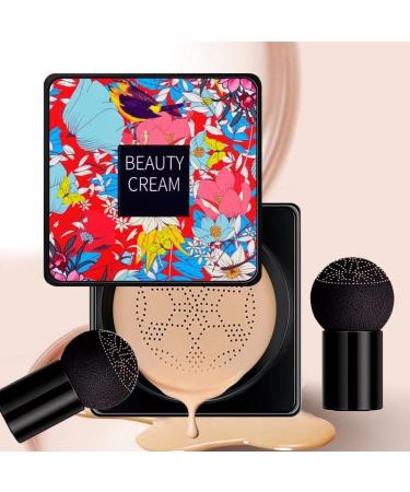 Lovelycat Mushroom Head Air Cushion BB Cream Even Skin Tone Makeup Base PrimerConcealer Lasting Nude Makeup Moisturizing Brightening Pigment CC Liquid Foundation (C-lvory) - Buy Online on SooperMarket.com