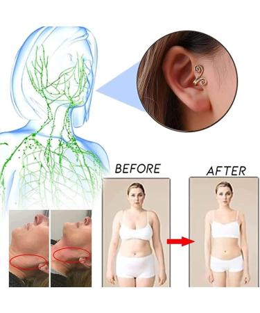 MiNGQIU Zunis Acupressure Sugar Regulator Earrings Acupressure Slimming Earrings Non Piercing Acupressure Earrings for Women Men (Light Gold-2pairs) - Buy Online on SooperMarket.com