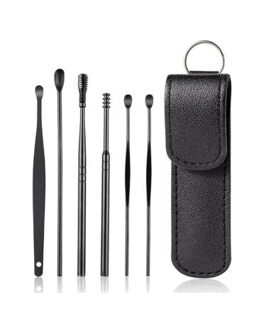 6pcs Ear Cleaner Wax Removal Tool Earpick Sticks Earwax Curette Care Picking Cleaning Ear Wax Health Care Ear Spoon Remover Pick