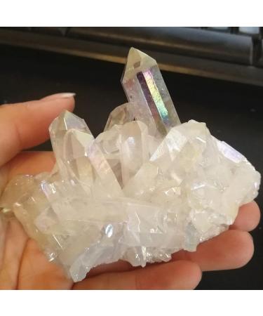 3pcs Rose Quartz Natural Stones and Minerals Gemstone Cluster Home Decoration Feng Shui Crystal Crafts Crystal Cluster Talla nica Crystal 450-500g - Buy Online on SooperMarket.com