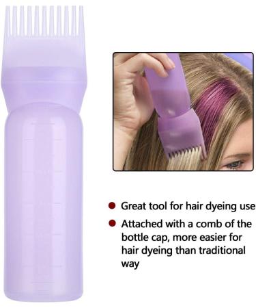 Hair Dye Brush Bottle 3 Colors Lightweight Hair Dyeing Bottle Brush Shampoo Hair Color Oil Comb Applicator Tool(blue) - Buy Online on SooperMarket.com