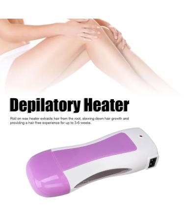 Compact Roll-On Wax Heater for Hair Removal - Portable Cartridge Slows Hair Growth 100ml EU 220V - Perfect for International Delivery - Buy Online on SooperMarket.com