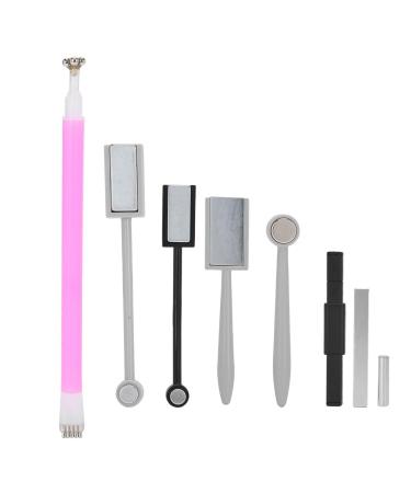 Nail Art Magnet 8pcs Professional Nail Polish Magnet Pen UV Gel Polish Magnet Pen Magnet Board Manicure Tool