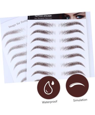 WOFASHPURET Eyebrow Sticker 4pcs Men Girl Eyebrow Tools Brow Grooming Off Peel Tattoos Water Transfers Supplies Shaping Women - Buy Online on SooperMarket.com