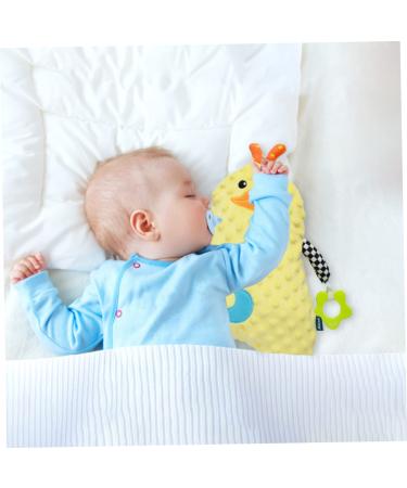 Kisangel 4-Pack Baby Comfort Towel Pacifiers | Plush Sleep Toys for Young Children | Soft Gel Sleep Aid | 43x24cm Color-Sorted Cuddly Toys - Buy Online on SooperMarket.com