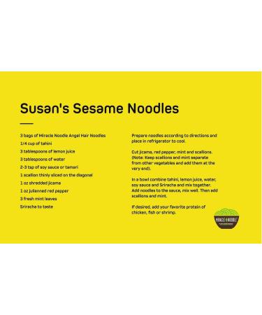 Miracle Noodle Shirataki Konjac Fettuccine Pasta - Zero Carbs, Calories, Gluten & Soy Free, Keto-Friendly - 7 oz (Pack of 6) - Buy Online on SooperMarket.com