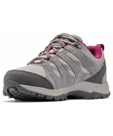 Columbia Redmond III WP Women's Waterproof Hiking Shoes - EU Size 38 - Ti Titanium & Red Onion - Buy Online on SooperMarket.com