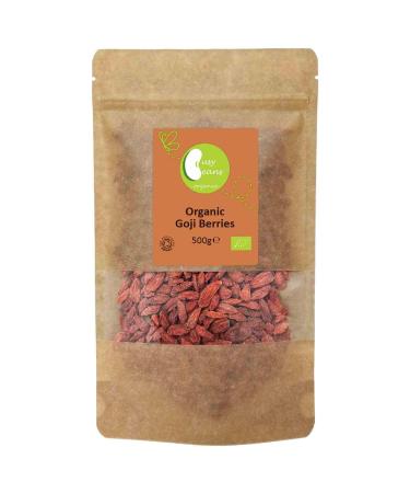 Organic Goji Berries - Certified Organic - by Busy Beans Organic (500g)