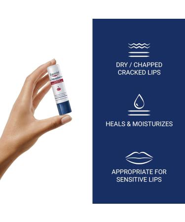 EUCERIN AQUAPHOR Lip Balm Repair Stick DUO PACK for Dry Chapped and Cracked Lips 2x4.8g | Aquaphor Lip Repair | Non-Comedogenic Lip Balm | Fragrance-free Lip Balm | Recommended by Dermatologists 4.8 g (Pack of 2) - Buy Online on SooperMarket.com