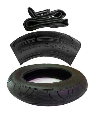 Tire casing + tube 10 inch 10 x 2 standard 54-152